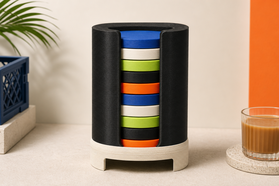 Chai Coaster Tower curated product listing image by Parallel Objects