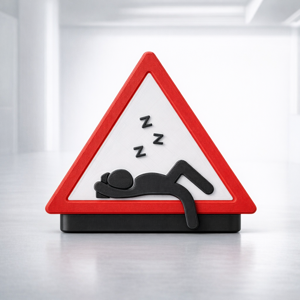 Nap Mode Warning Sign product image