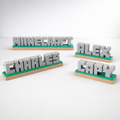 Pixel Name Desk Plate product image