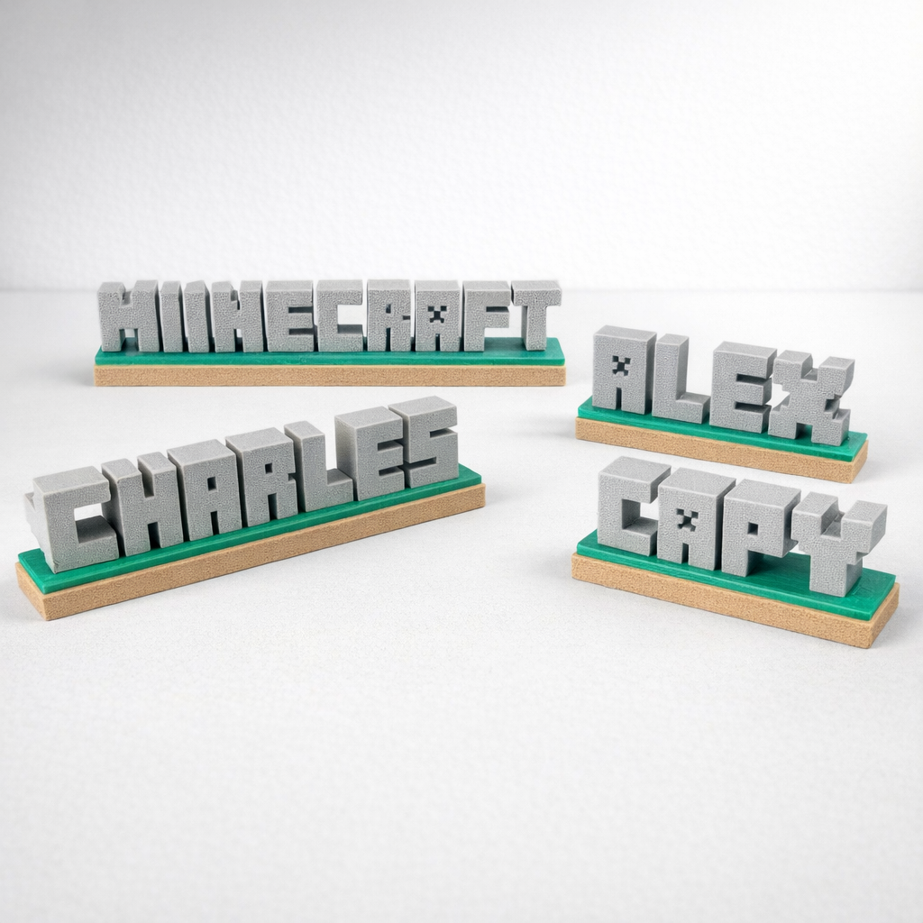 Pixel Name Desk Plate product image