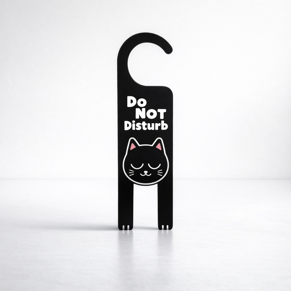 Quiet Cat Door Tag product image
